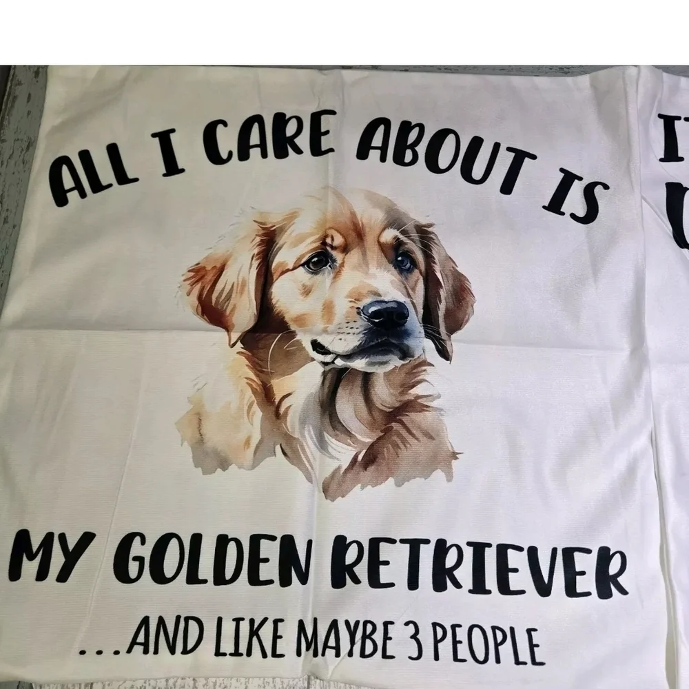 Golden Retriever Dog Pillow Covers